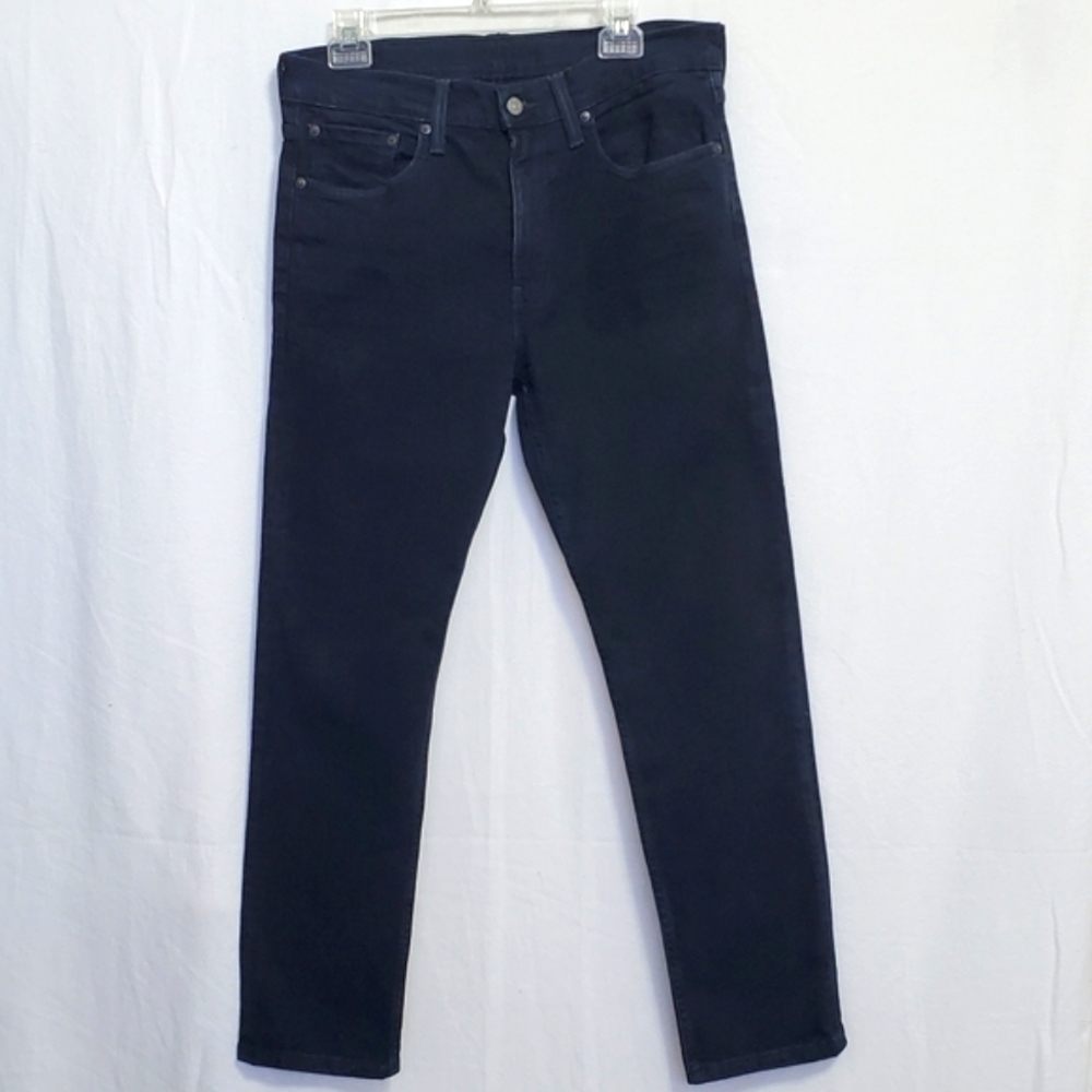 Levi's 502 Regular Taper Fit Jeans Graphite Ink 32 Waist - Picture 2 of 8